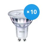 Mehrfachpackung 10x Philips Corepro LED Spot GU10 PAR16 4.6W 355lm 36D - 827 Extra Warmweiß | Ersatz für 50W