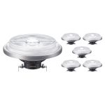 Mehrfachpackung 6x Philips MASTER LED Spot G53 AR111 10.8W 620lm 24D - 930 Warmweiß | Höchste Farbwiedergabe - Dimmbar - Ersatz für 50W