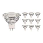 Mehrfachpackung 10x Noxion LED-Spot GU5.3 MR16 4.4W 345lm 36D - 840 Kaltweiß | Dimmbar - Ersatz für 35W