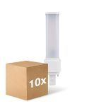 Mehrfachpackung 10x Ledvance Dulux-D LED 7W - 840 Kaltweiß | 2-Pins - Ersatz Für 18W