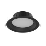 Noxion LED Downlight Hera Mittel Einbau Schwarz 15W 1500lm 80D - 827-830-840 CCT | 176mm - Ausschnitt 150mm