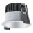 Ledvance LED-Spot Dunkellight Aluminium Silber 8W 680lm 36D - 930 Warmweiß | Ausschnitt 68mm - IP44 - Höchste Farbwiedergabe - Dimmbar