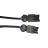 Noxion GST - Kompatibel Verlängerungskabel Schwarz - Männlich + Weiblich - 3m - 3 pole 1,5mm2
