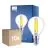Mehrfachpackung 10x Philips MASTER LED E14 Kugel Fadenlampe Klar 2.5W 340lm - 922-927 Dim To Warm | Höchste Farbwiedergabe - Dimmbar - Ersatz Für 25W