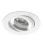 Noxion Einbau Spot Drome MR16 schwenkbar Weiß | Ausschnitt 69mm - GU10 Sockel