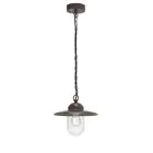 Nordlux Luxembourg Pendelleuchte Metall und Glas Rostig | IP33 - Geeignet für E27