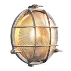 Nordlux Polperro Wandleuchte Glas Satin-Nickel | 195mm - IP64 - Geeignet für E27