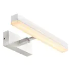 Nordlux Otis 40 Wandleuchte Aluminium Weiß 14W 1300lm 930 Warmweiß | IP44 - Höchste Farbwiedergabe - 3Step Dimmbar