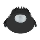 Nordlux Downlight Albric Aluminium Schwarz 8W 590lm 38D - 927 | 90mm - IP44 - Höchste Farbwiedergabe - Dimmbar