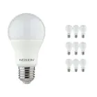 Mehrfachpackung 10x Noxion Lucent LED Classic 8.5W 827 A60 E27 | Dimmbar - Extra Warmweiß - Ersatz für 60W