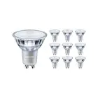 Mehrfachpackung 10x Philips MASTER Value LED Spot GU10 PAR16 3.7W 270lm 36D - 922-927 Dim To Warm | Höchste Farbwiedergabe - Dimmbar - Ersatz Für 35W