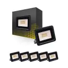 Mehrfachpackung 6x Bright Choice LED-Scheinwerfer 20W 2000lm 100D - 840 Kaltweiß | IP66 - Symmetrisch