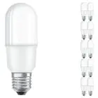 Mehrfachpackung 10x Ledvance LED Classic Stick LED E27 Matt 8W 806lm - 827 Extra Warmweiß | Ersatz für 60W