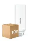 Mehrfachpackung 10x Philips CorePro PL-T LED Glühbirne HF 9W - 830 Warmweiß | 4-Pins - Ersatz Für 26W