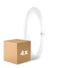 Mehrfachpackung 4x Osram LED Röhre T9 Rund (EM/Mains) 18.3W 2200lm - 840 Kaltweiß | Ersatz Für 32W