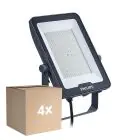 Mehrfachpackung 4x Philips LED-Scheinwerfer Ledinaire BVP169 100W 12000lm 110D - 830-840-865 CCT | IP65 - Symmetrisch