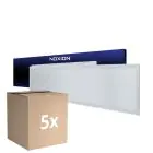 Mehrfachpackung 5x Noxion LED Panel Delta Value V5 28W 3920lm - 830-840 CCT | 120x30cm - UGR