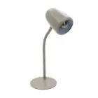 Eglo Tischlampe Carlo Stahl Sandig | Geeignet für 1x E14