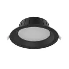 Noxion LED Downlight Hera Mittel Einbau Schwarz 15W 1500lm 80D - 827-830-840 CCT | 176mm - Ausschnitt 150mm