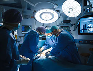 LED-Beleuchtung im OP-Saal