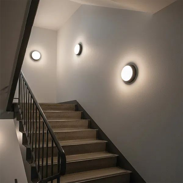 Noxion Bulkhead Pro V2 in stairwell